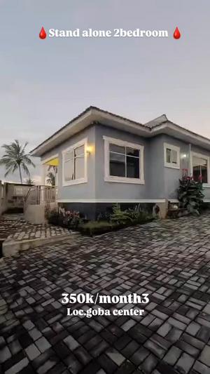 Nyumba ya vyumba viwili inapangishwa Goba Majengo, Dar Es Salaam