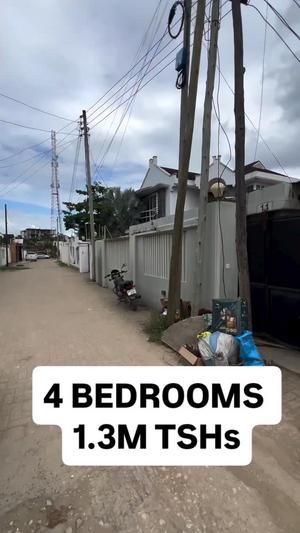 Nyumba ya vyumba vinne inapangishwa Mikocheni, Dar Es Salaam