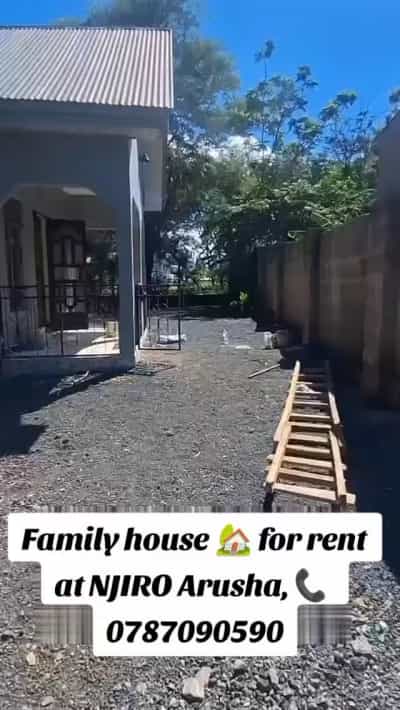 Nyumba ya vyumba vitatu inapangishwa NJIRO, Arusha Nyumba ya vyumba vitatu inapangishwa NJIRO, Arusha