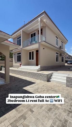 Apartment ya vyumba viwili inapangishwa Goba Center, Dar Es Salaam