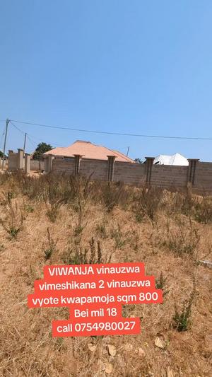Kiwanja kinauzwa Buswelu Store Town, Mwanza sqm 800 Kiwanja kinauzwa Buswelu Store Town, Mwanza sqm 800