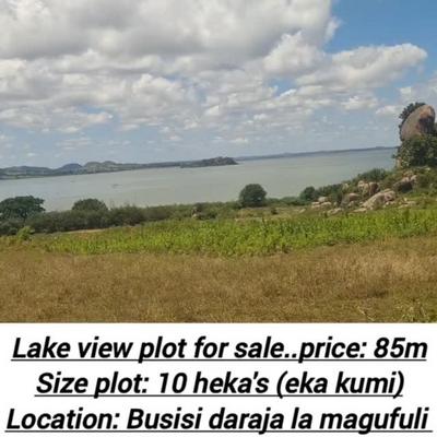 Kiwanja kinauzwa Busisi Daraja La Magufuli, Mwanza acre 10