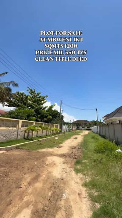 Kiwanja kinauzwa Mbweni JKT, Dar Es Salaam (1200 sqm)