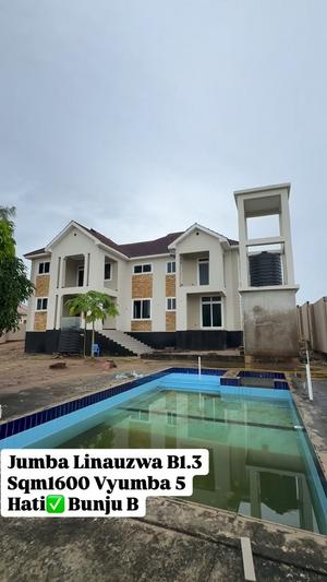 Nyumba ya vyumba vinne inauzwa Bunju B, Dar Es Salaam (1600 sqm)