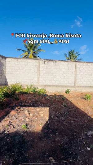 Residential Plot for Sale in Kigamboni Kisota, Dar Es Salaam (600 sqm)