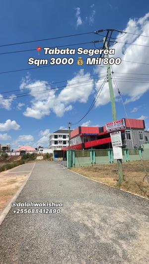Kiwanja (Commercial Plot) kinauzwa Tabata Segerea Mwisho Bot, Dar Es Salaam (3000 sqm) Kiwanja (Commercial Plot) kinauzwa Tabata Segerea Mwisho Bot, Dar Es Salaam (3000 sqm)