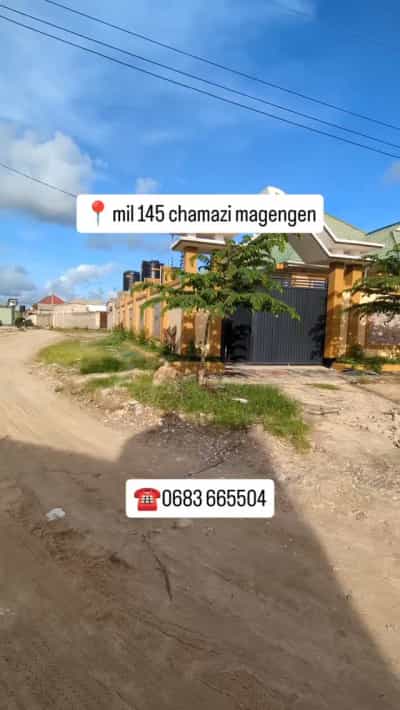 Nyumba ya vyumba vitatu inauzwa Mbagala Chamazi Magengen, Dar Es Salaam
