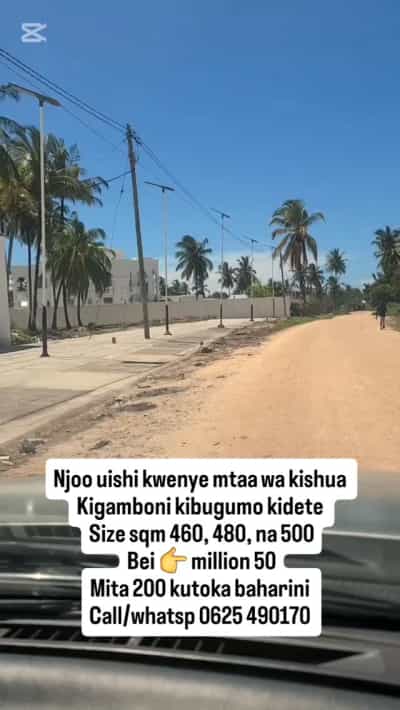 Kiwanja kinauzwa Kigamboni Kibugumo Kidete, Dar Es Salaam (46 sqm)
