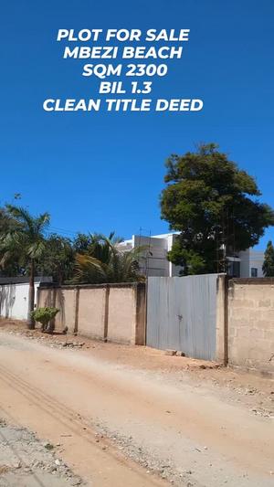 Residential Plot for Sale in Mbezi Beach Upande Wa Chini, Dar Es Salaam (2300 sqm) Residential Plot for Sale in Mbezi Beach Upande Wa Chini, Dar Es Salaam (2300 sqm)