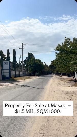 Residential Plot for Sale in Masaki, Dar Es Salaam (1000 sqm) Residential Plot for Sale in Masaki, Dar Es Salaam (1000 sqm)