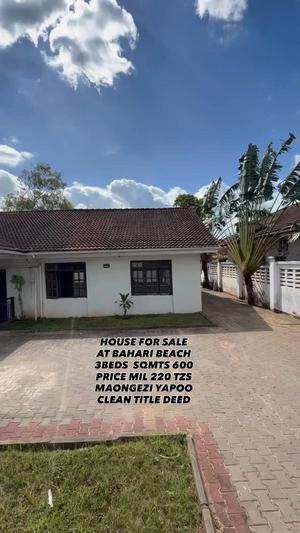 3 Bedrooms House for sale in Bahari Beach, Dar Es Salaam