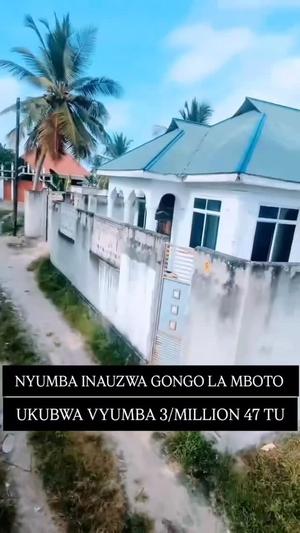 Nyumba ya vyumba vitatu inauzwa Ukonga Gongolamboto, Dar Es Salaam (400 sqm)