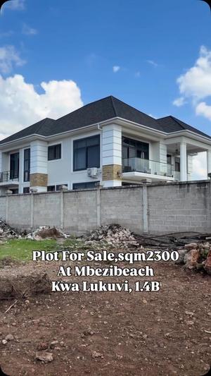 Plot for sale in Mbezi Beach, Dar Es Salaam sqm 2300