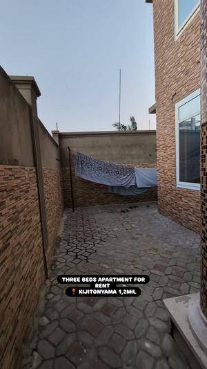 Apartment ya vyumba vitatu inapangishwa Kijitonyama, Dar Es Salaam