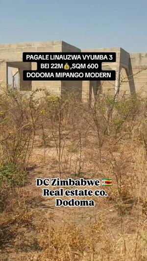 Nyumba ya vyumba vitatu inauzwa Dodoma Mipango Modern (600 sqm)