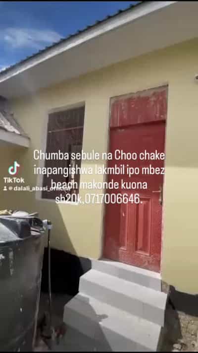 Apartment ya chumba kimoja inapangishwa Mbezi Beach Makonde, Dar Es Salaam
