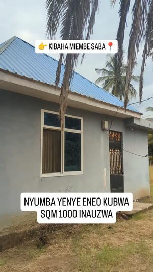 2 Bedrooms House for Sale in Kibaha Miembe Saba, Pwani (1000 sqm) 2 Bedrooms House for Sale in Kibaha Miembe Saba, Pwani (1000 sqm)