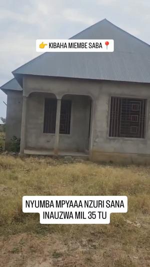 Nyumba ya vyumba vitatu inauzwa Kibaha Imembe, Pwani (500 sqm)