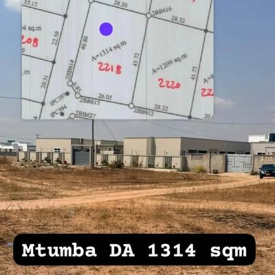 Kiwanja kinauzwa Mtumba Mji wa Serikali, Dodoma (1314 sqm) Kiwanja kinauzwa Mtumba Mji wa Serikali, Dodoma (1314 sqm)