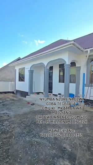 Nyumba ya vyumba vitatu inauzwa Goba Tegeta A, Dar Es Salaam (400 sqm)