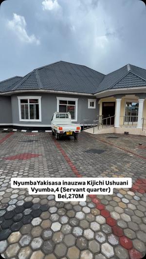 Nyumba ya vyumba vinne inauzwa Kijichi Ushuani, Dar Es Salaam (2000 sqm) Nyumba ya vyumba vinne inauzwa Kijichi Ushuani, Dar Es Salaam (2000 sqm)