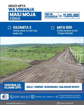 Viwanja vinauzwa Kibaha Mail Moja, Pwani Viwanja vinauzwa Kibaha Mail Moja, Pwani