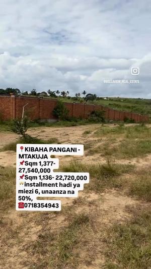 Viwanja vinauzwa Kibaha Pangani - Mtakuja, Pwani