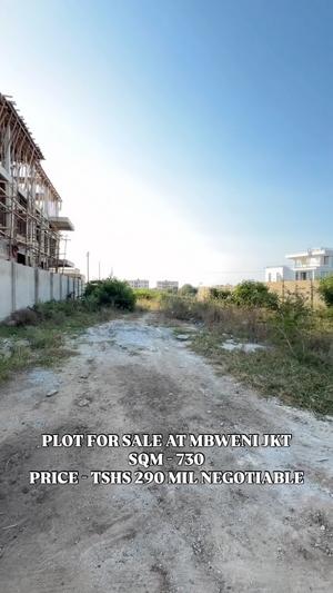 Kiwanja kinauzwa Mbweni Jkt, Dar Es Salaam sqm 730 Kiwanja kinauzwa Mbweni Jkt, Dar Es Salaam sqm 730