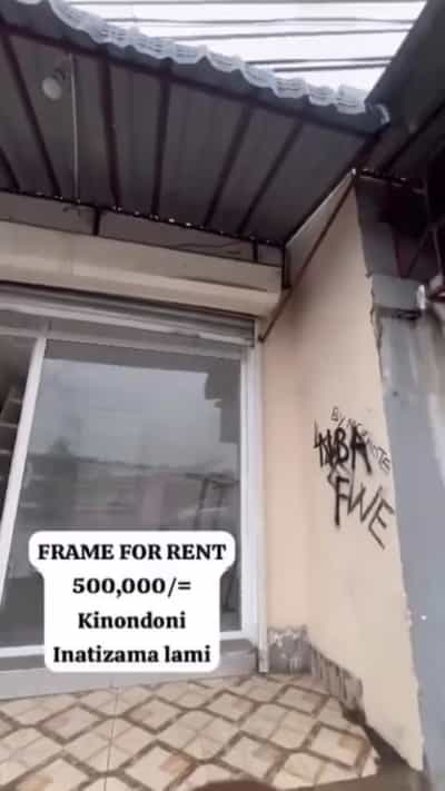 Frame inapangishwa Kinondoni, Dar Es Salaam