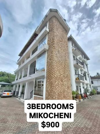 3 Bedrooms Apartment for Rent in Mikocheni, Dar Es Salaam
