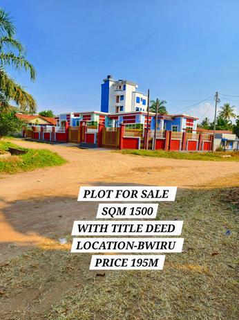 Residential Plot for Sale in Bwiru, Mwanza (1500 sqm) Residential Plot for Sale in Bwiru, Mwanza (1500 sqm)