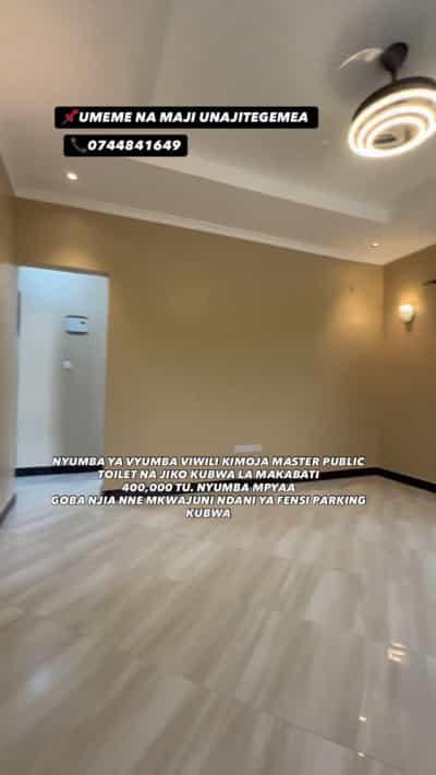 Nyumba ya vyumba viwili inapangishwa Goba Njia Nne Mkwajuni, Dar Es Salaam