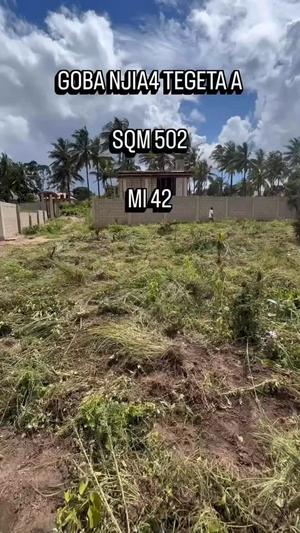 Plot for sale in Goba Njia Nne, Dar Es Salaam sqm 502