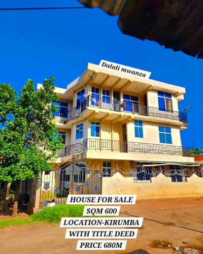 Nyumba/Apartment ya vyumba vitatu inauzwa Kirumba, Mwanza