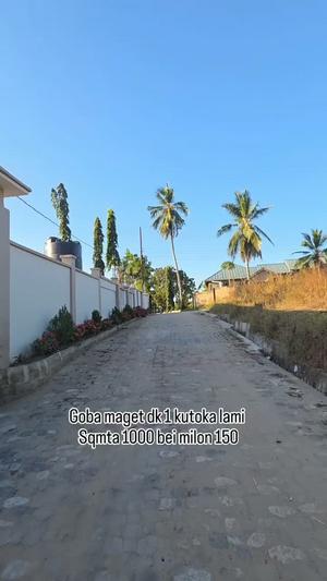 Plot for sale in Goba Maget, Dar Es Salaam sqm 1000 Plot for sale in Goba Maget, Dar Es Salaam sqm 1000