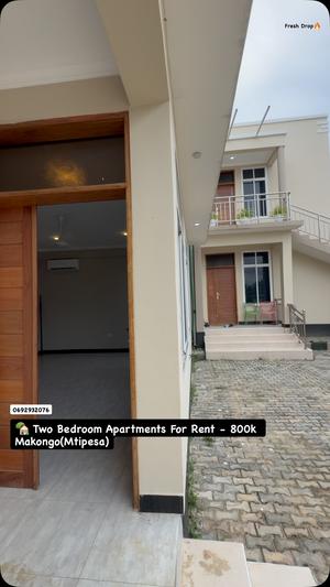 Apartment ya vyumba viwili inapangishwa Makongo Juu, Dar Es Salaam Apartment ya vyumba viwili inapangishwa Makongo Juu, Dar Es Salaam