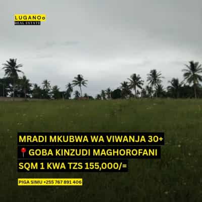 Residential Plots for Sale in Goba Maghorofani, Dar Es Salaam (1000 sqm)