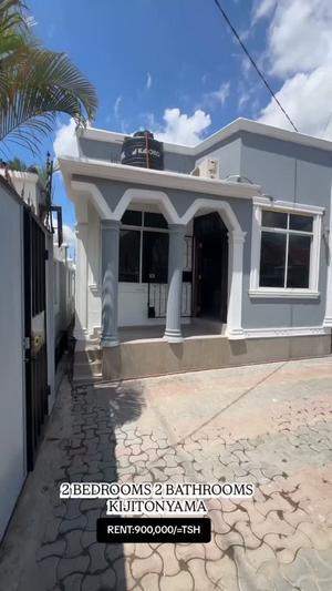 Nyumba ya vyumba viwili inapangishwa Kijitonyama, Dar Es Salaam