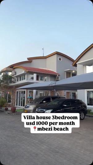 Villa ya vyumba vitatu inapangishwa Mbezi Beach, Dar Es Salaam Villa ya vyumba vitatu inapangishwa Mbezi Beach, Dar Es Salaam