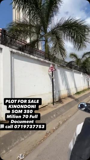 Plot for sale in Kinondoni, Dar Es Salaam sqm 350 Plot for sale in Kinondoni, Dar Es Salaam sqm 350