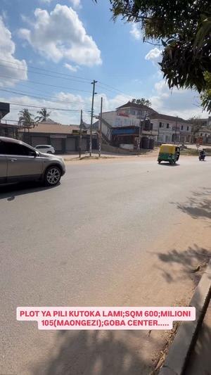 Kiwanja kinauzwa Goba Center, Dar Es Salaam (600 sqm)
