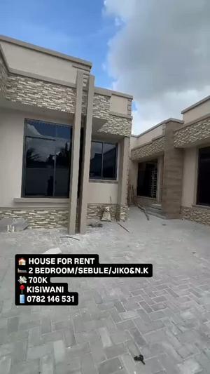 Nyumba ya vyumba viwili inapangishwa Kigamboni Kisiwani, Dar Es Salaam