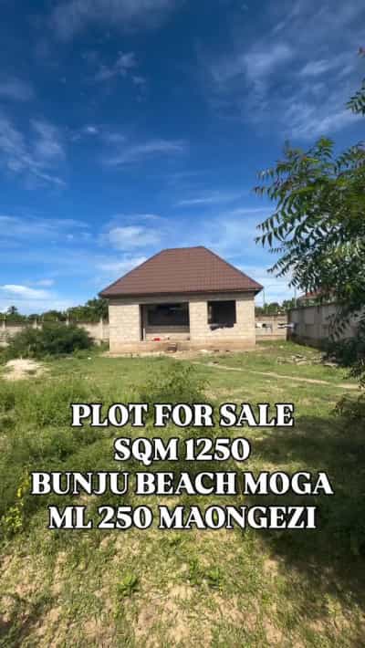 Kiwanja cha Pwani kinauzwa Bunju Beach Moga, Dar Es Salaam (1250 sqm)