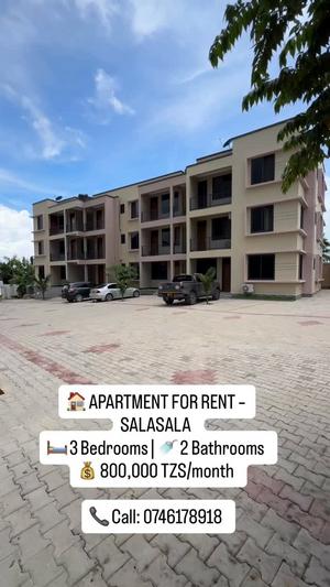 Apartment ya vyumba vitatu inapangishwa Salasala, Dar Es Salaam