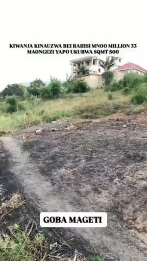 Kiwanja kinauzwa Goba Mageti, Dar Es Salaam (500 sqm) Kiwanja kinauzwa Goba Mageti, Dar Es Salaam (500 sqm)