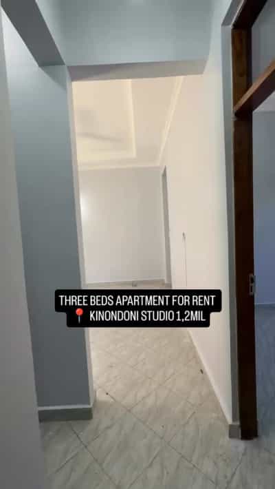 Apartment ya vyumba vitatu inapangishwa KINONDONI STUDIO, Dar Es Salaam Apartment ya vyumba vitatu inapangishwa KINONDONI STUDIO, Dar Es Salaam