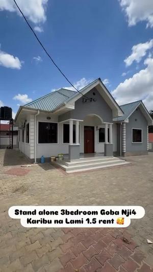 Nyumba inapangishwa Goba Mbezi, Dar Es Salaam