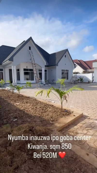 Nyumba ya vyumba vinne inauzwa Goba, Dar Es Salaam