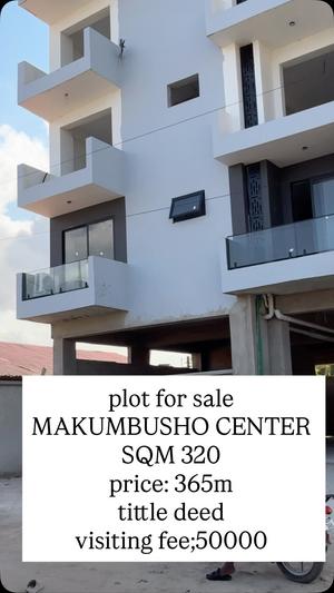 Residential Plot for Sale in Makumbusho Center, Dar Es Salaam (320 sqm)