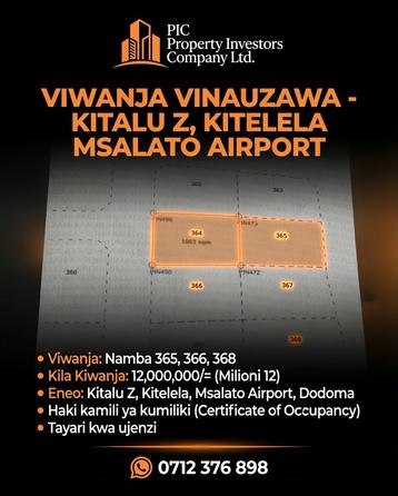 Plots for sale in Kitelela, Dodoma Plots for sale in Kitelela, Dodoma